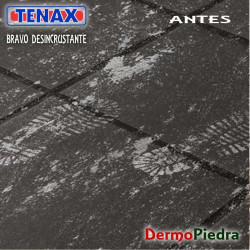 Tenax - Bravo Desincrustante detergente ácido. Garrafa de 1 litro.