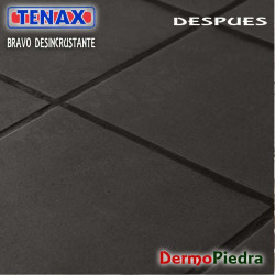 Tenax - Bravo Desincrustante detergente ácido. Garrafa de 1 litro.