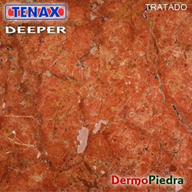 Después de aplicar Deeper antimanchas reavivante para encimeras efecto mojado.