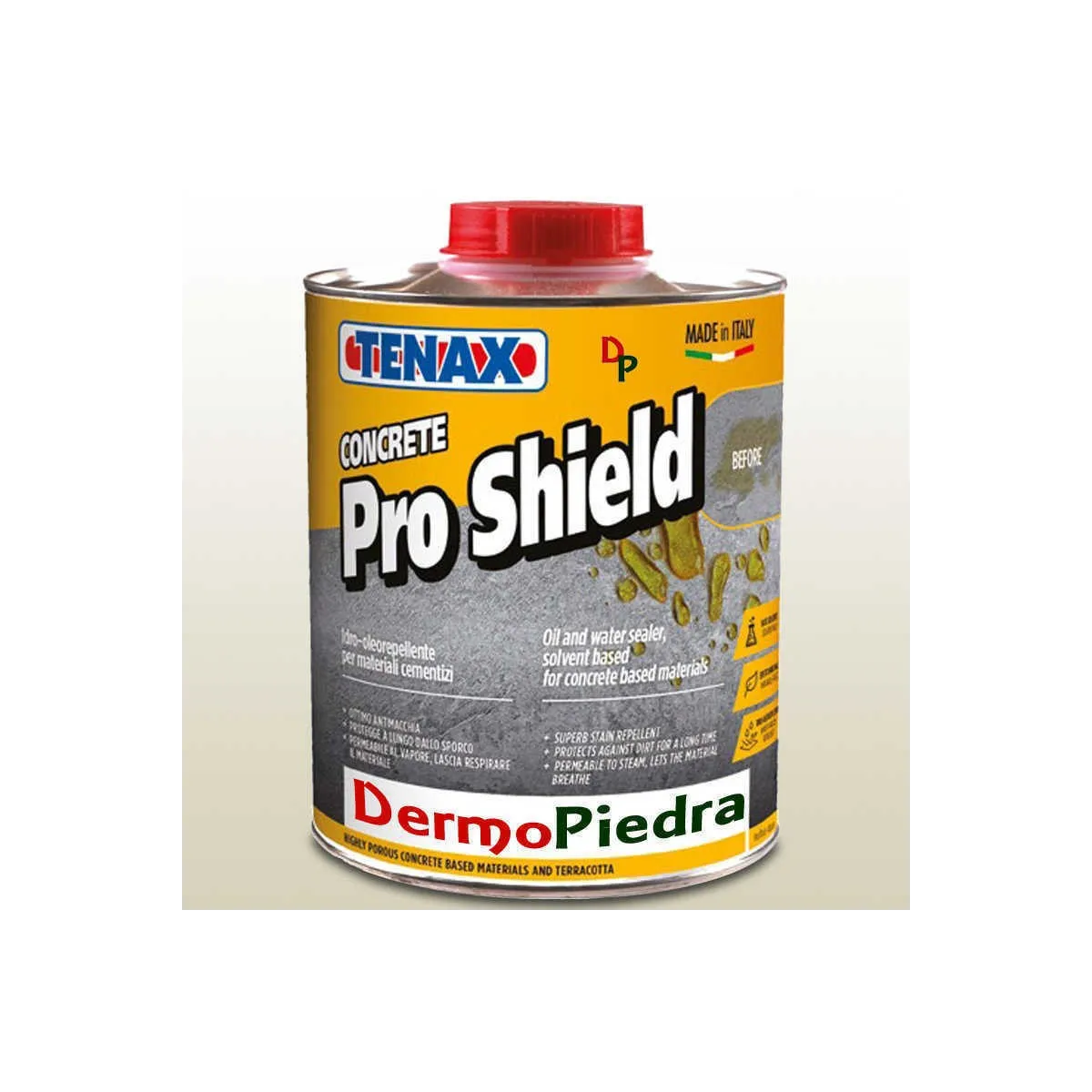 CONCRETE PRO SHIELD Hidro-óleo repelente para cemento y hormigón pulido.