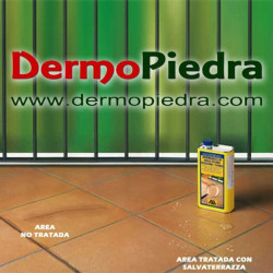 Salvaterrazza protector anti-filtraciones consolidante transpirable. Garrafa de 1 litro.