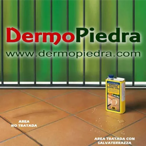 Salvaterrazza protector anti-filtraciones consolidante transpirable. Garrafa de 1 litro.