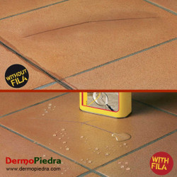 Salvaterrazza protector anti-filtraciones consolidante transpirable. Garrafa de 1 litro.