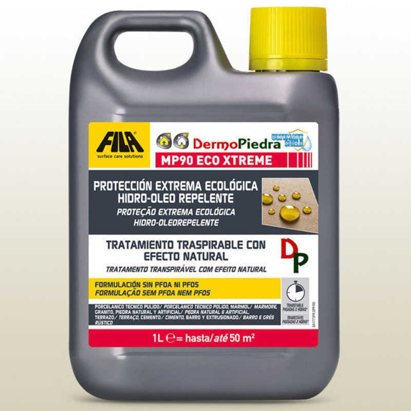 Protector antimancha  efecto natural para piedra natural pulida.