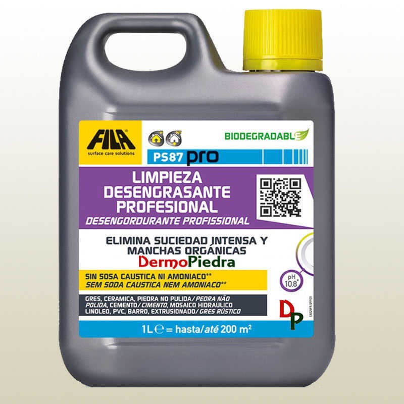 PS-87 1 litro Detergente desengrasante, quitamanchas, decapante FILAPS87 | FILA Solutions
