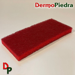 Almohadilla - estropajo 3M rojo, suave uso diario superficies delicadas. 3M Doodlebug 8448.