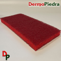 Almohadilla - estropajo 3M rojo, suave uso diario superficies delicadas. 3M Doodlebug 8448.