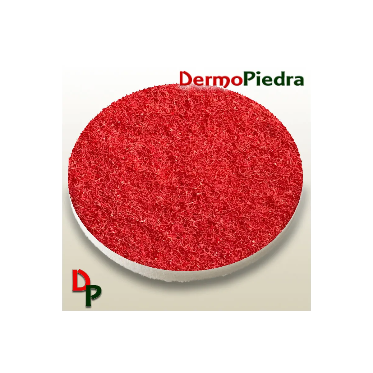 Pad diamantado UltraBond diámetro 100 mm. Paso 1 (rojo). pulido y abrillantado de superficies solo con agua.