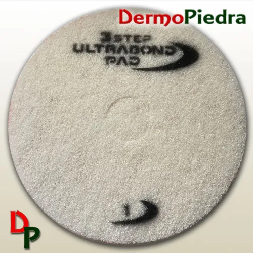 Pad diamantado UltraBond diámetro 100 mm. Paso 1 (rojo). pulido y abrillantado de superficies solo con agua.