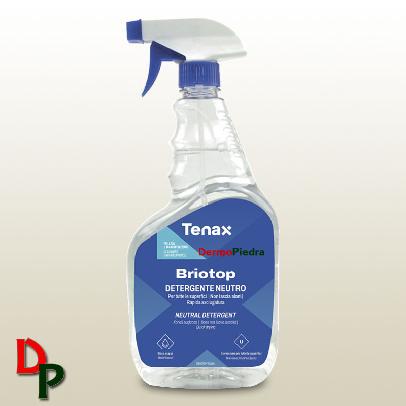 Tenax BrioTop detergente neutro para todas las superficies.