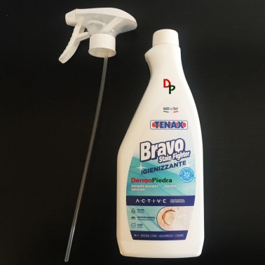 Spray Bravo Stain Fighter detergente desengrasante e higienizante