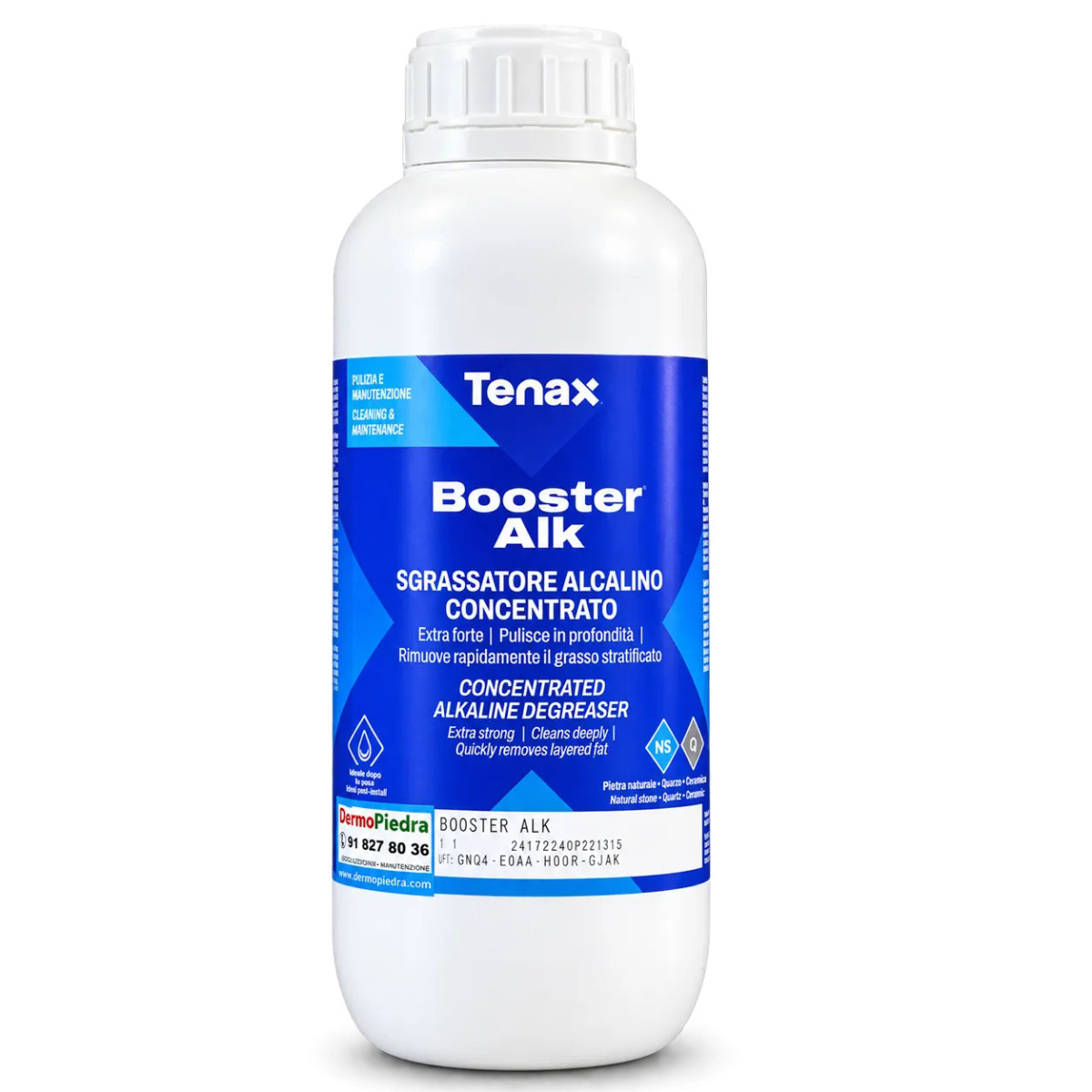 Tenax Booster Alk limpiador alcalino concentrado 1 litro