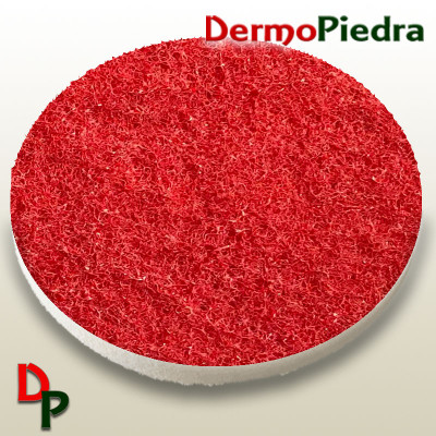Pad diamantado UltraBond diámetro 100 mm. Paso 1 (rojo). pulido y abrillantado de superficies solo con agua.