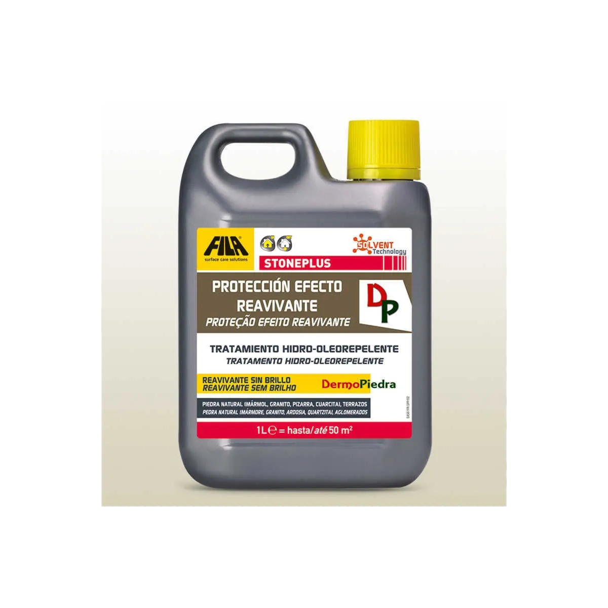 Fila StonePlus 1 litro, protector antimanchas con efecto reavivante.
