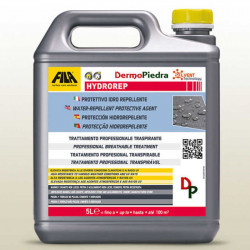 Hydrorep garrafa de 1 litro, protector hidrófugo anti-envejecimiento para piedra y cemento. base disolvente.