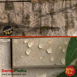 Hydrorep garrafa de 1 litro, protector hidrófugo anti-envejecimiento para piedra y cemento. base disolvente.