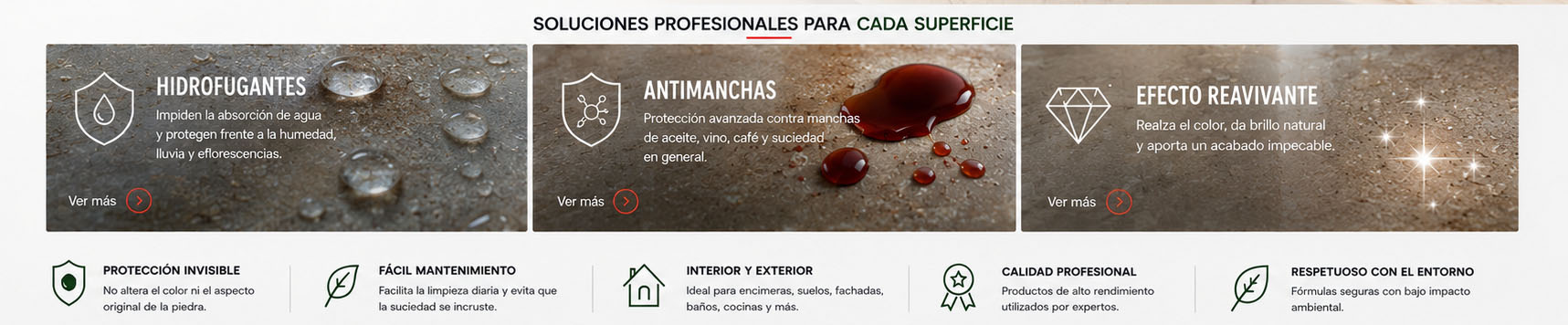 Protección de superficies con DermoPiedra