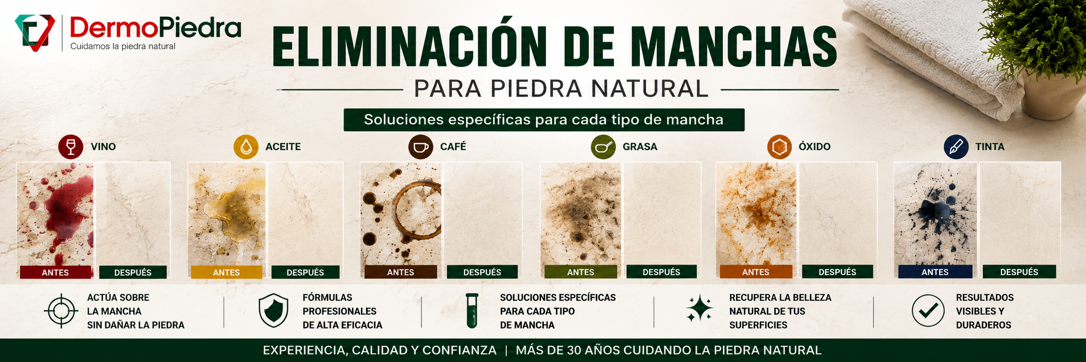 Eliminación de manchas