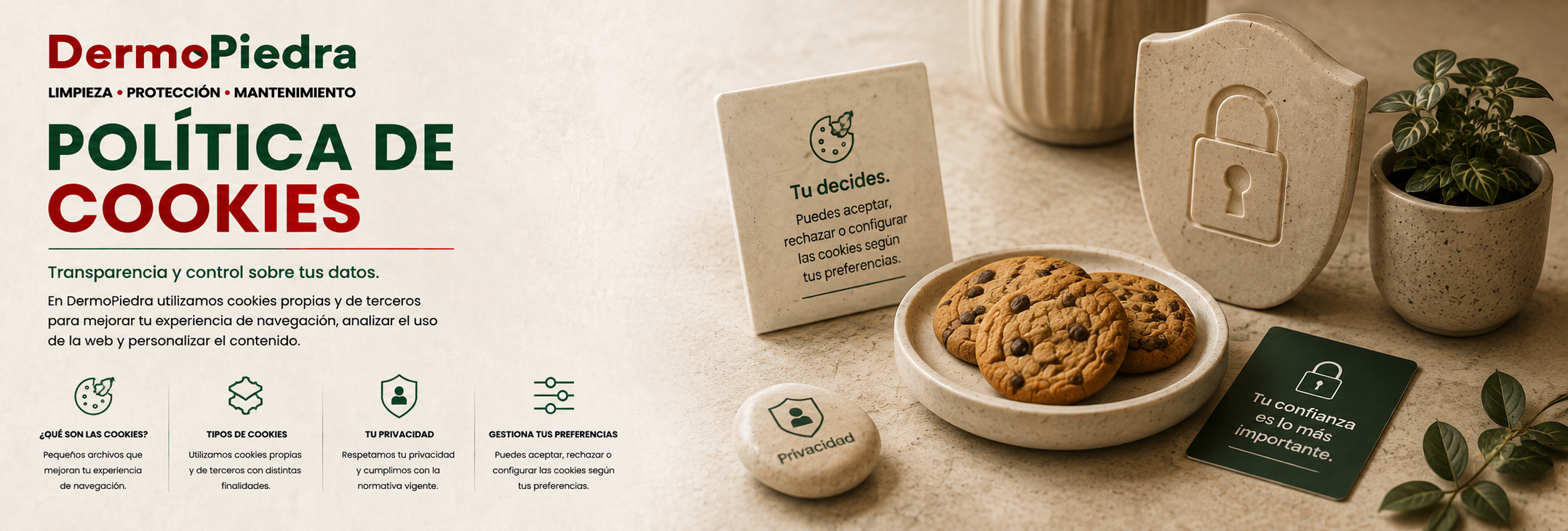 Política de Cookies DermoPiedra.